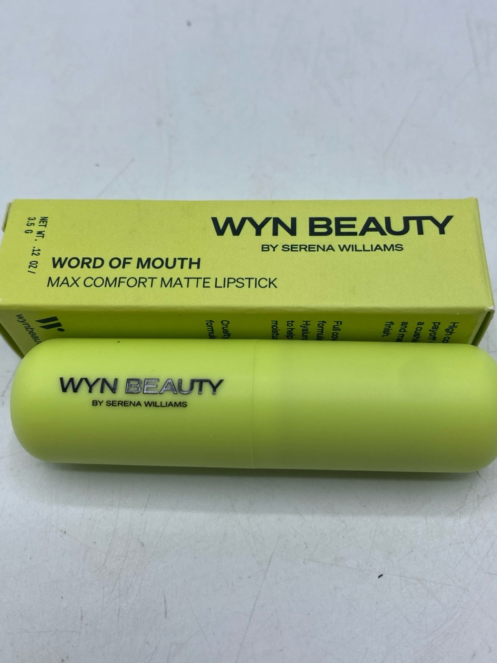 WYN BEAUTY Word of Mouth Max Comfort Matte Lipstick Stick,Shade Debate.